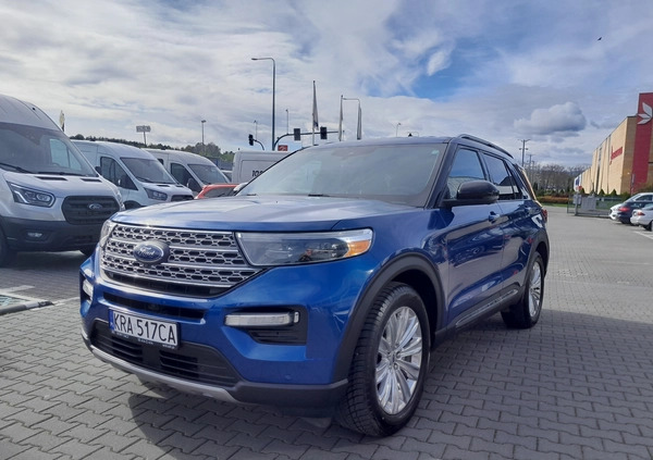 Ford Explorer cena 188000 przebieg: 55500, rok produkcji 2020 z Myślenice małe 301